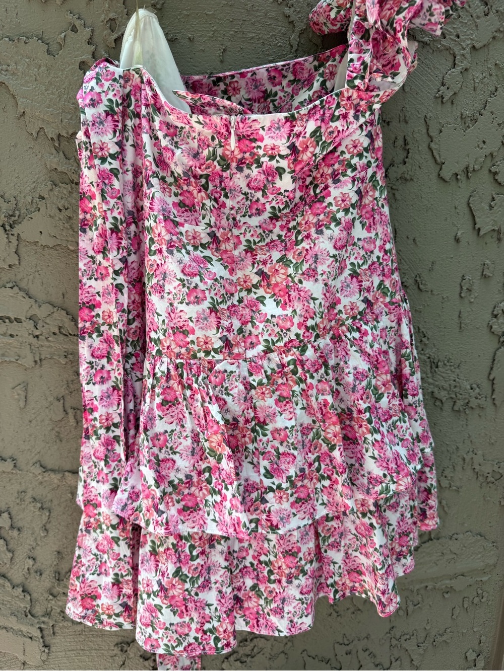 Hello Molly Ruffled Out Floral Dress Pink size 8 - Picture 4 of 15